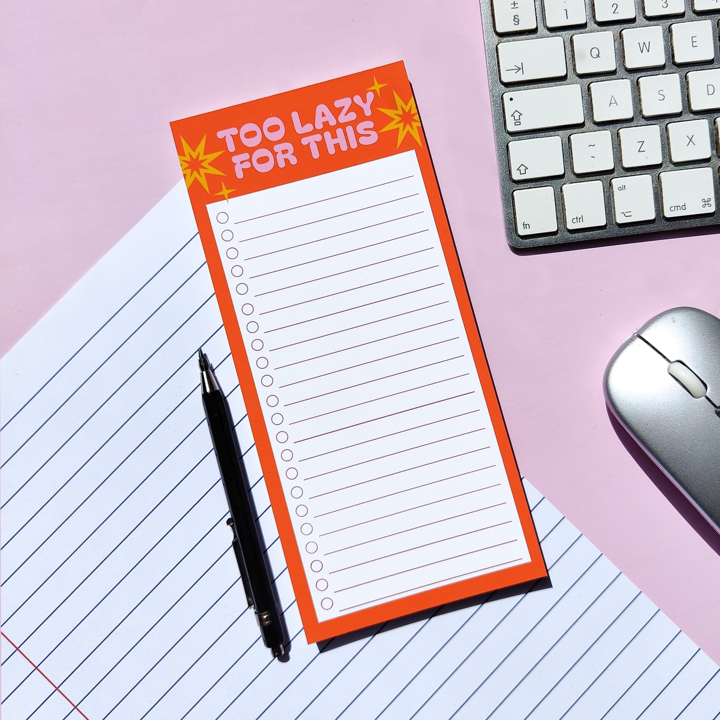 'Too Lazy for This' DL Notepad