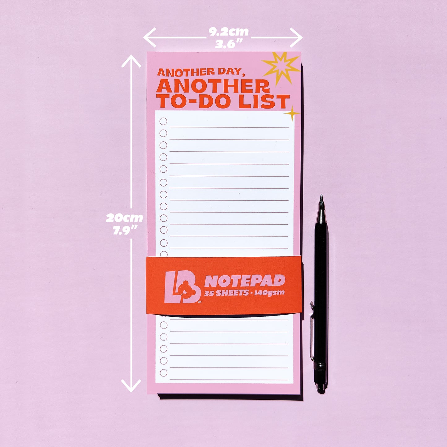 'Another Day, Another To-Do List' DL Notepad