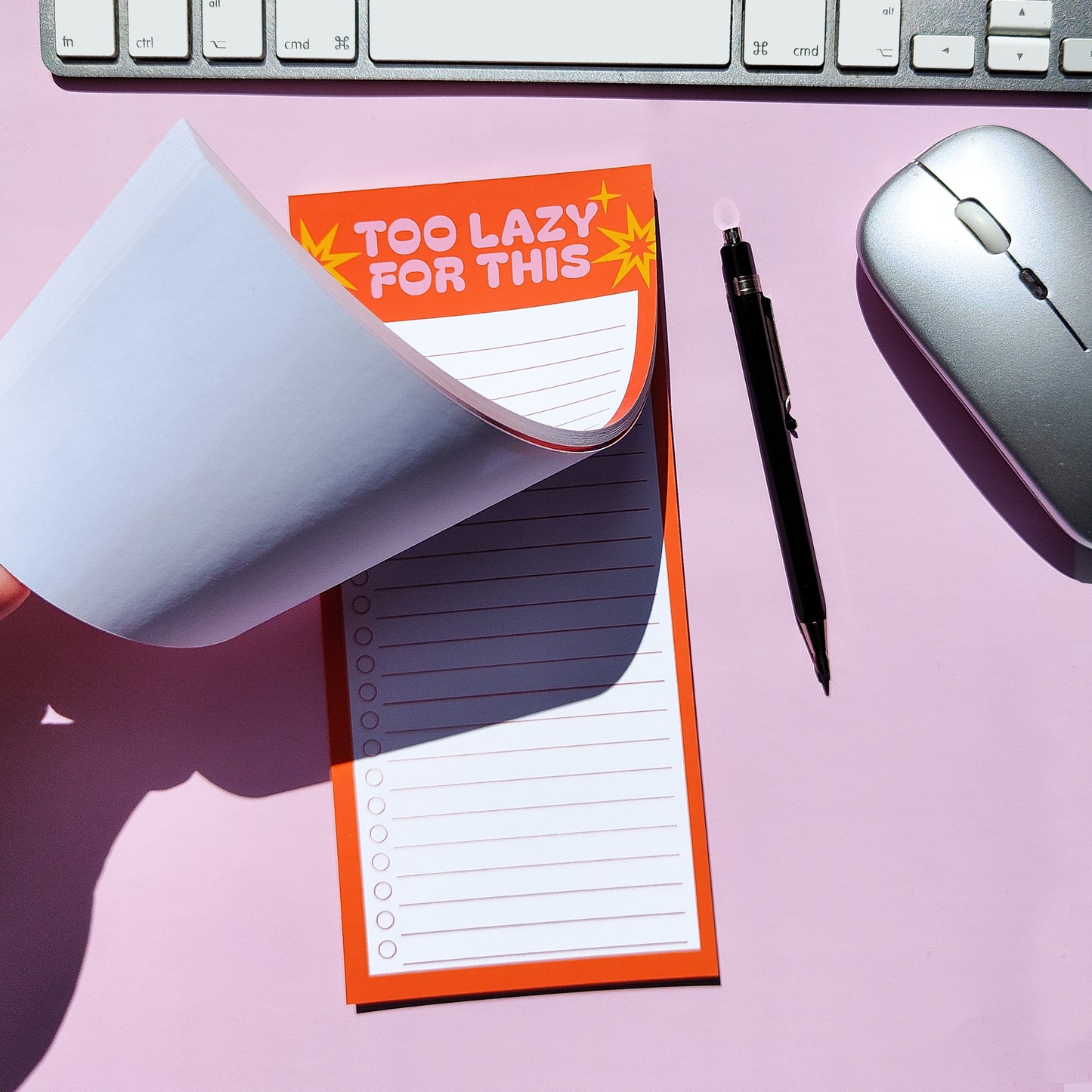 'Too Lazy for This' DL Notepad