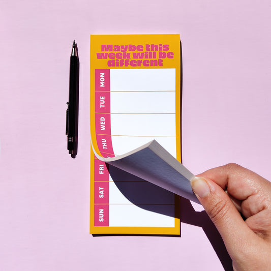 'Maybe this Week will be Different' DL Week Planner