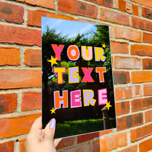 'Cut Out CUSTOM' Mirror