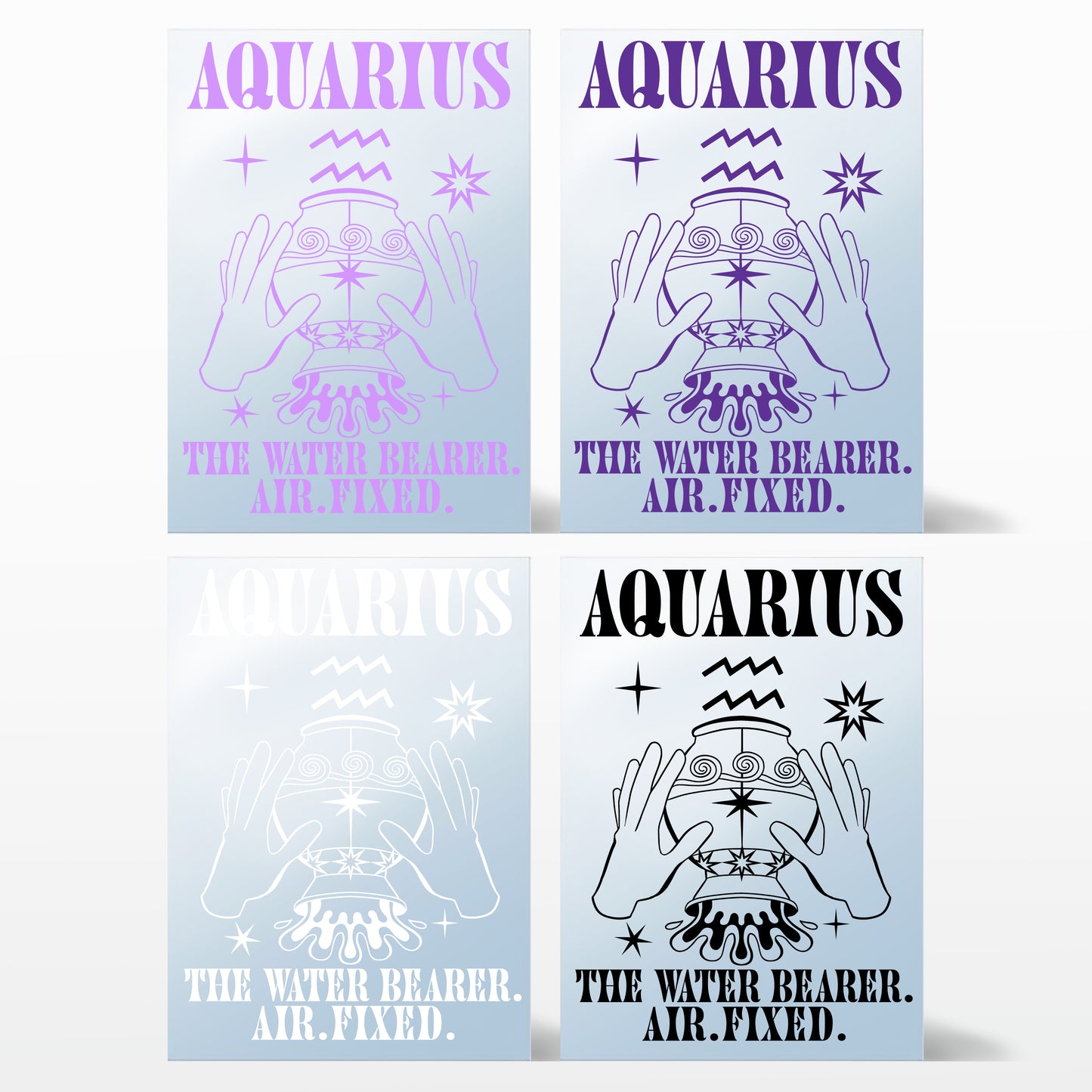 'AQUARIUS: Star Sign' Mirror