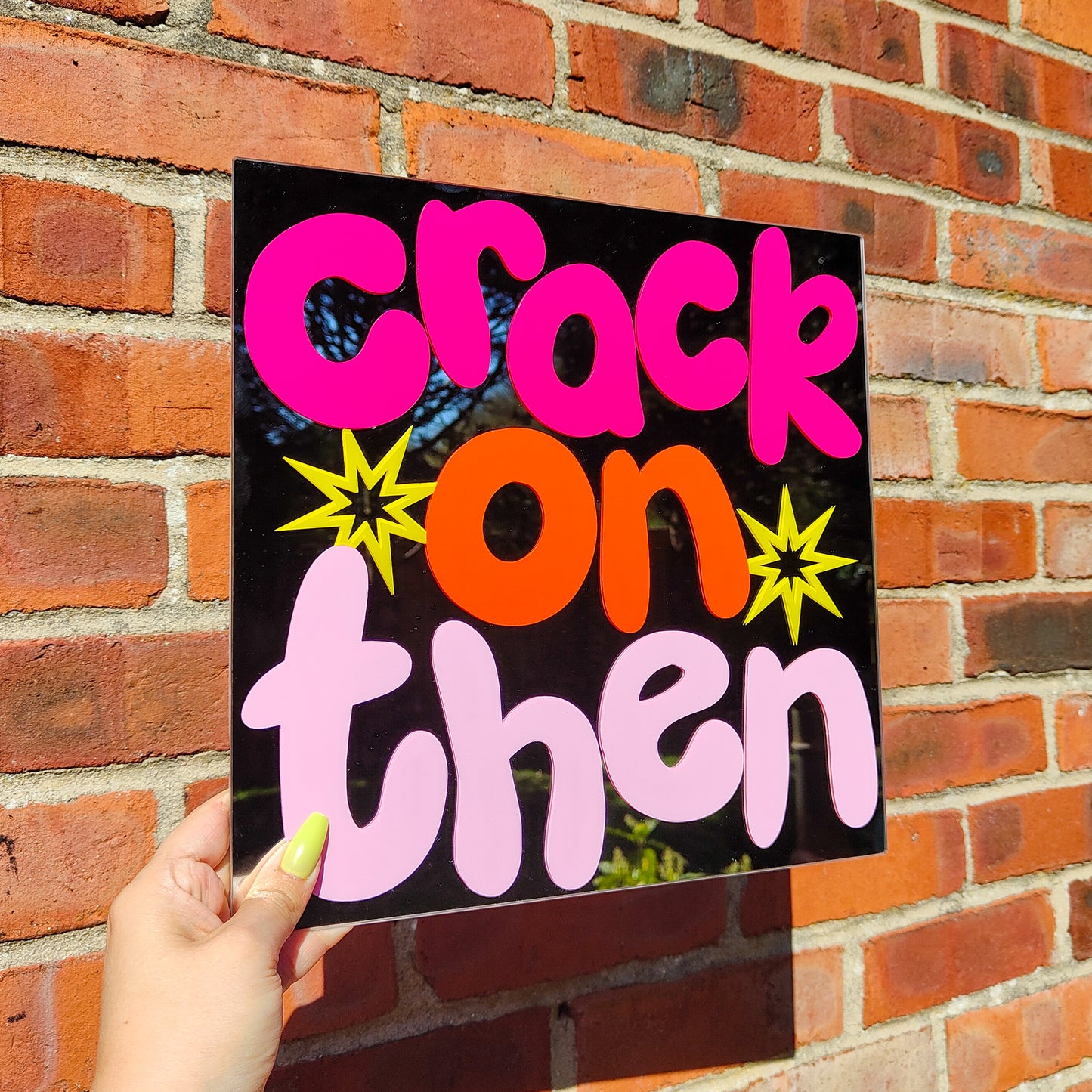 'Crack on then' Mirror