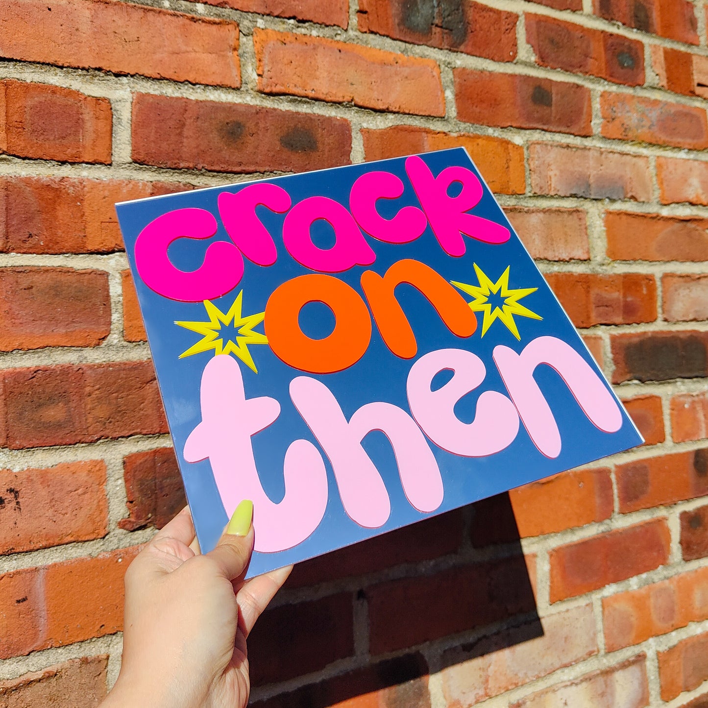 'Crack on then' Mirror