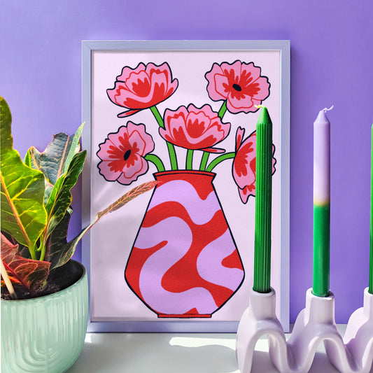 'Flourish Vase' Print
