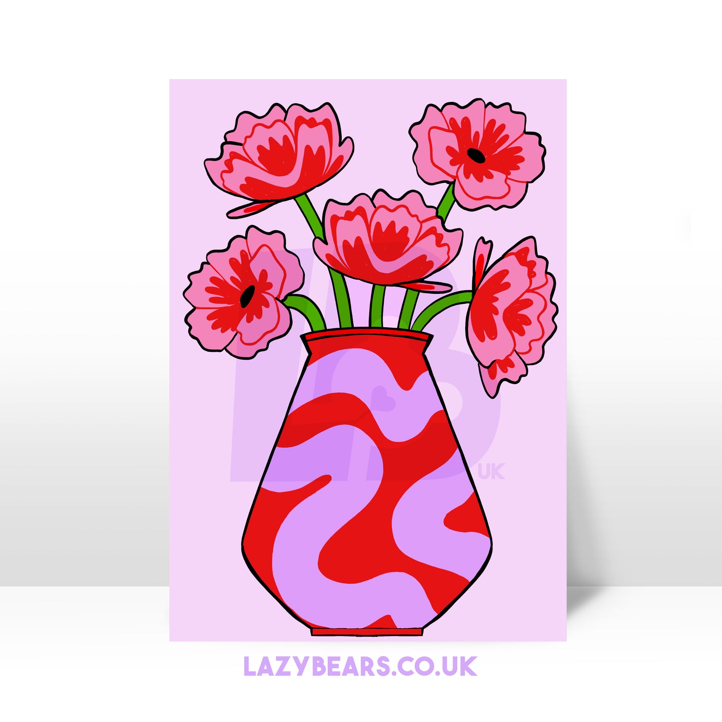 'Flourish Vase' Print