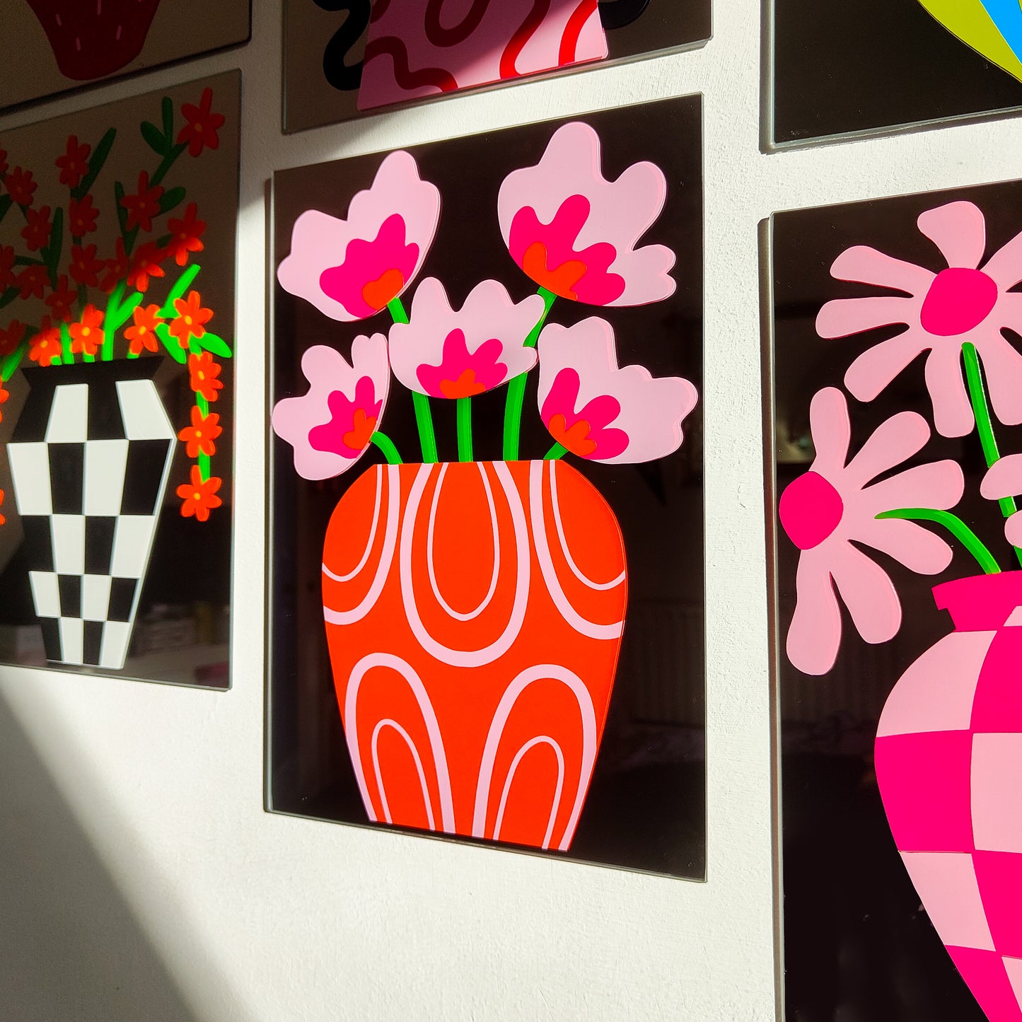 'Floweret Vase' Mirror