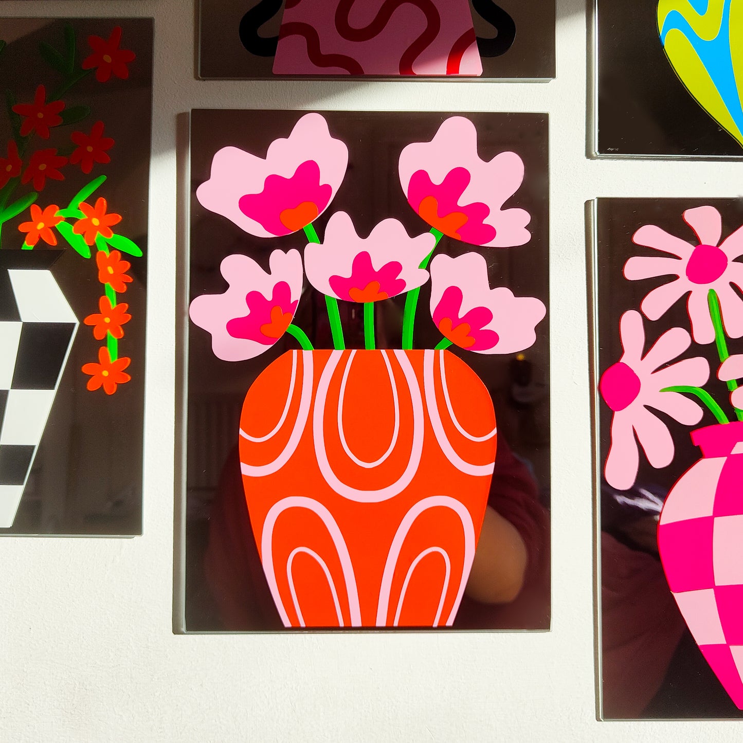 'Floweret Vase' Mirror