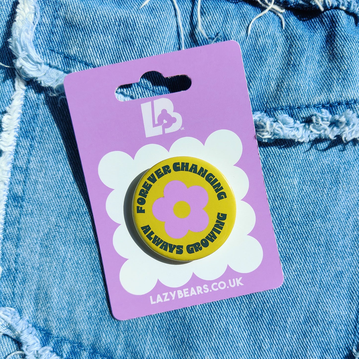 Forever Changing Always Growing Badge