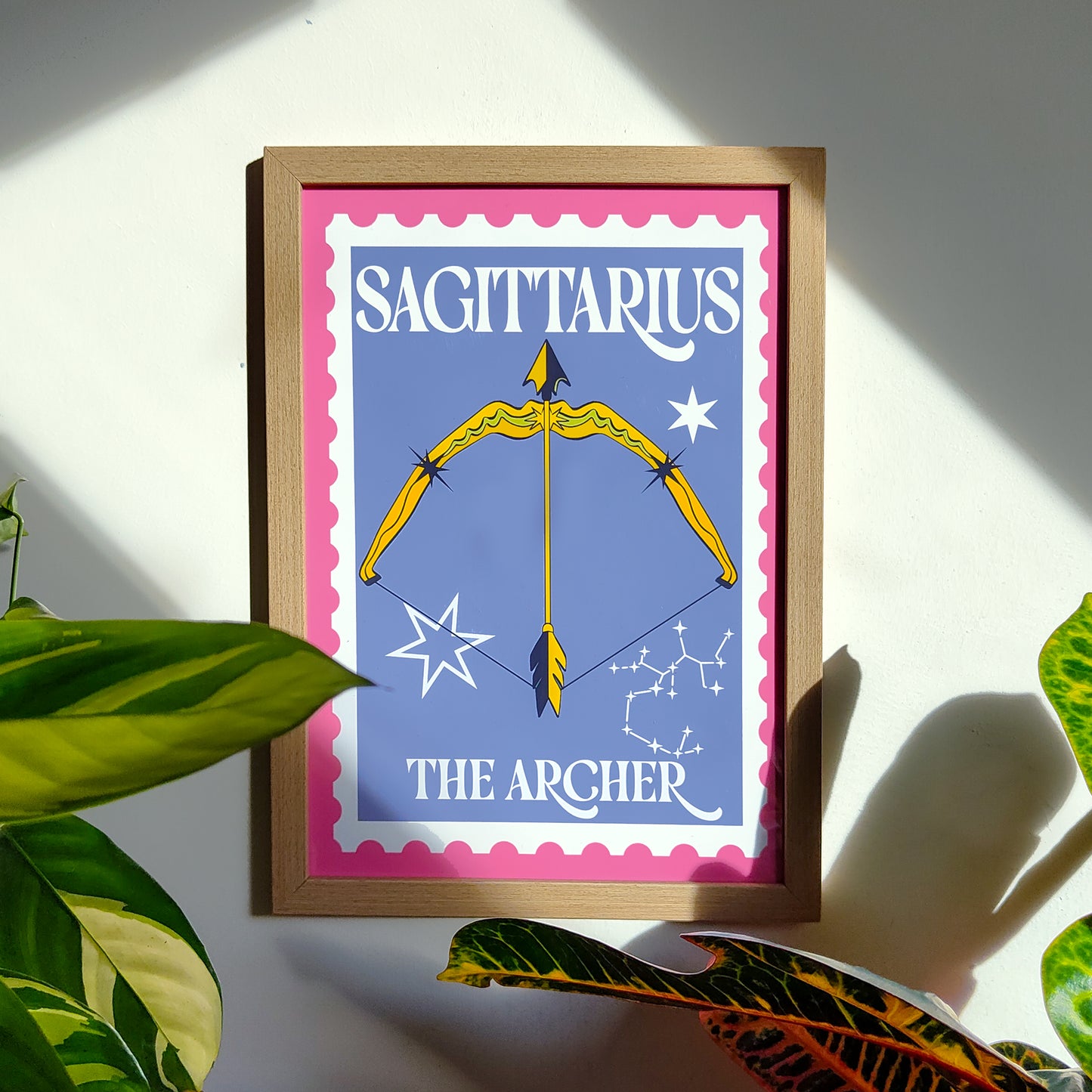 'Sagittarius: Stamp' Print
