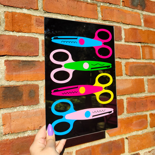 'Silly Scissors' Mirror