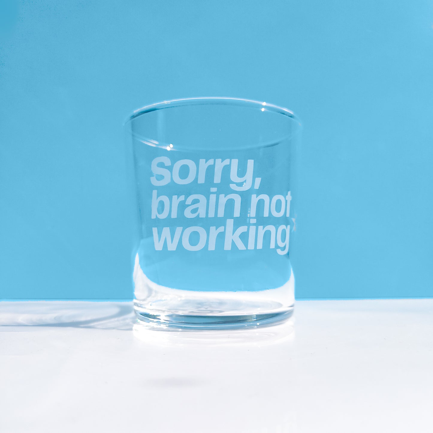 'Sorry, brain not working' Tumbler