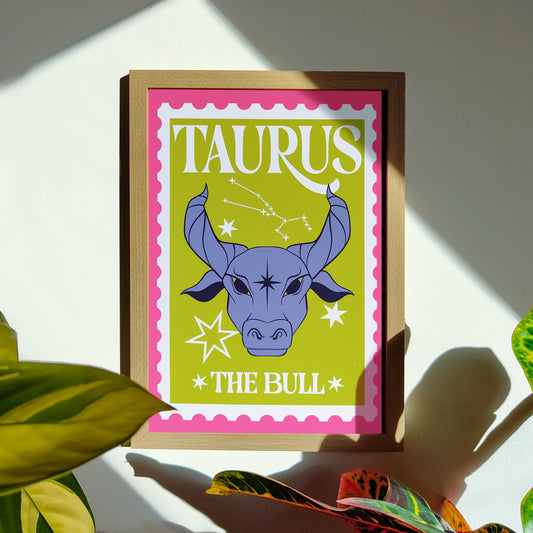 'Taurus: Stamp' Print