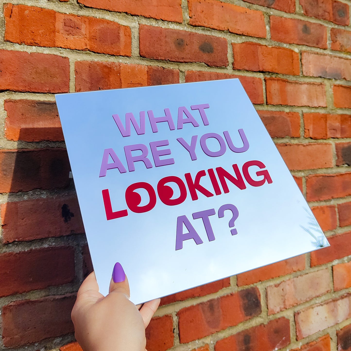 'What are you Looking at?' Mirror