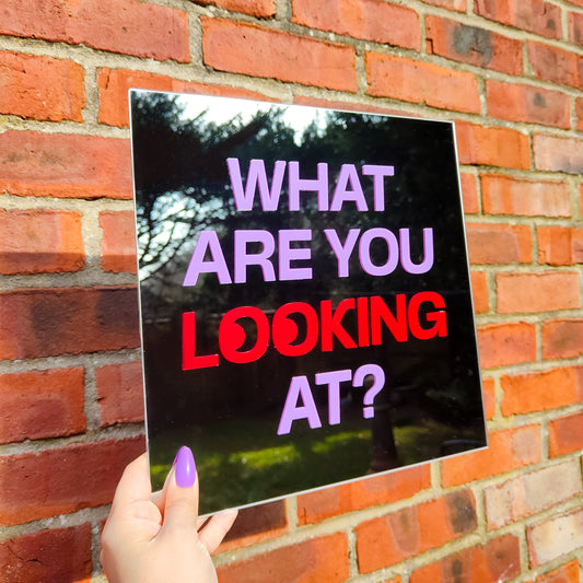 'What are you Looking at?' Mirror