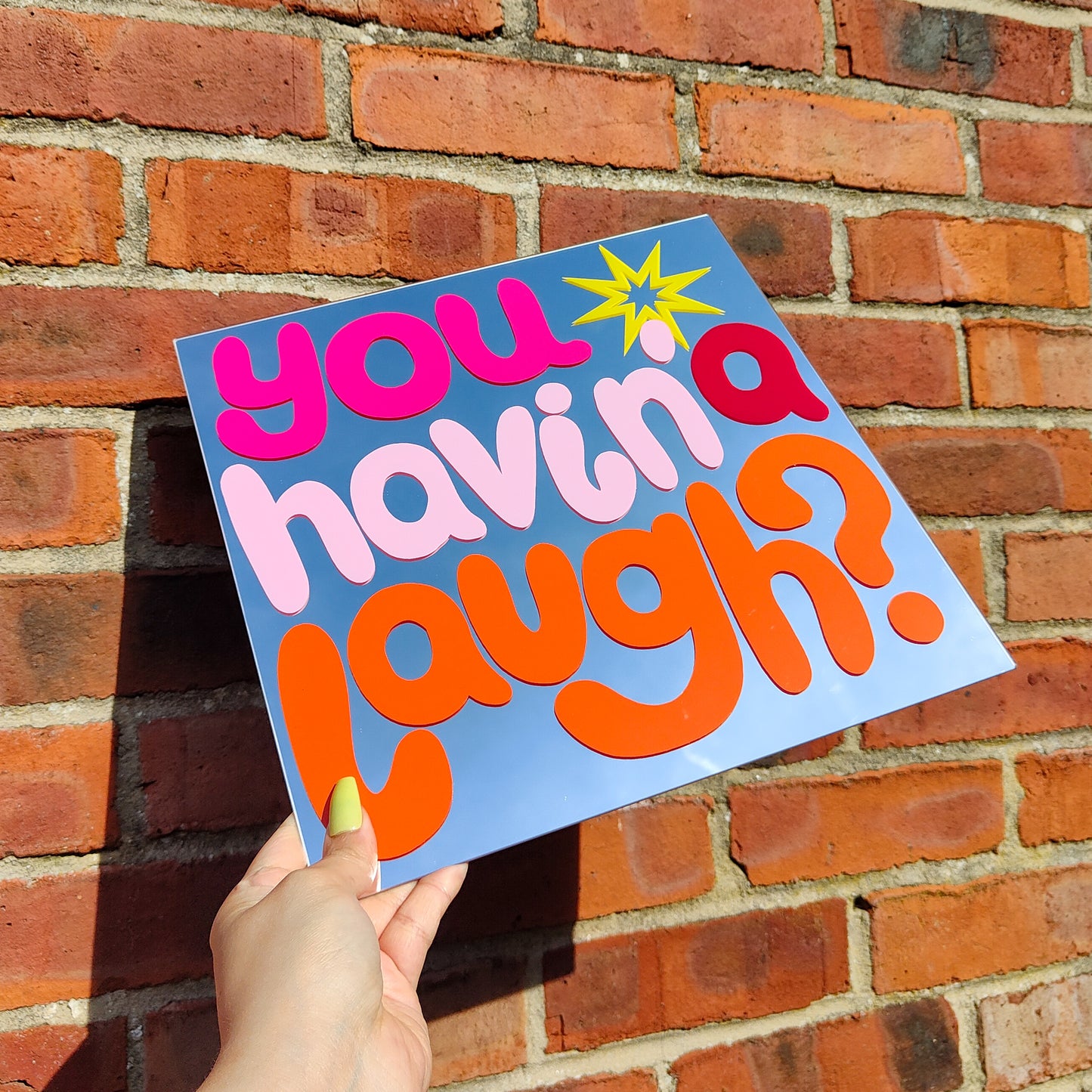 'you havin' a laugh?' Mirror