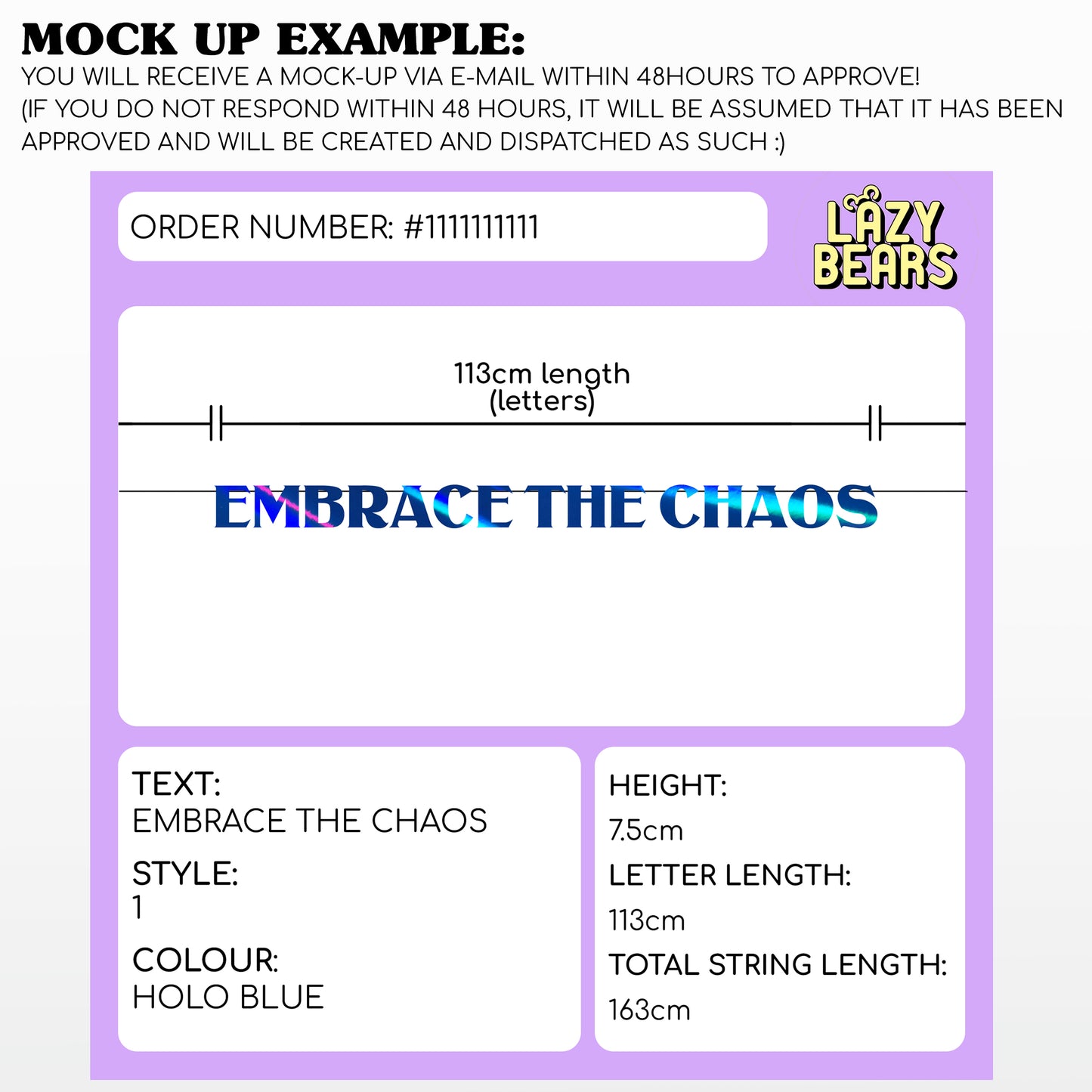 'Style4 CUSTOM' Bunting (Choose your Colour)