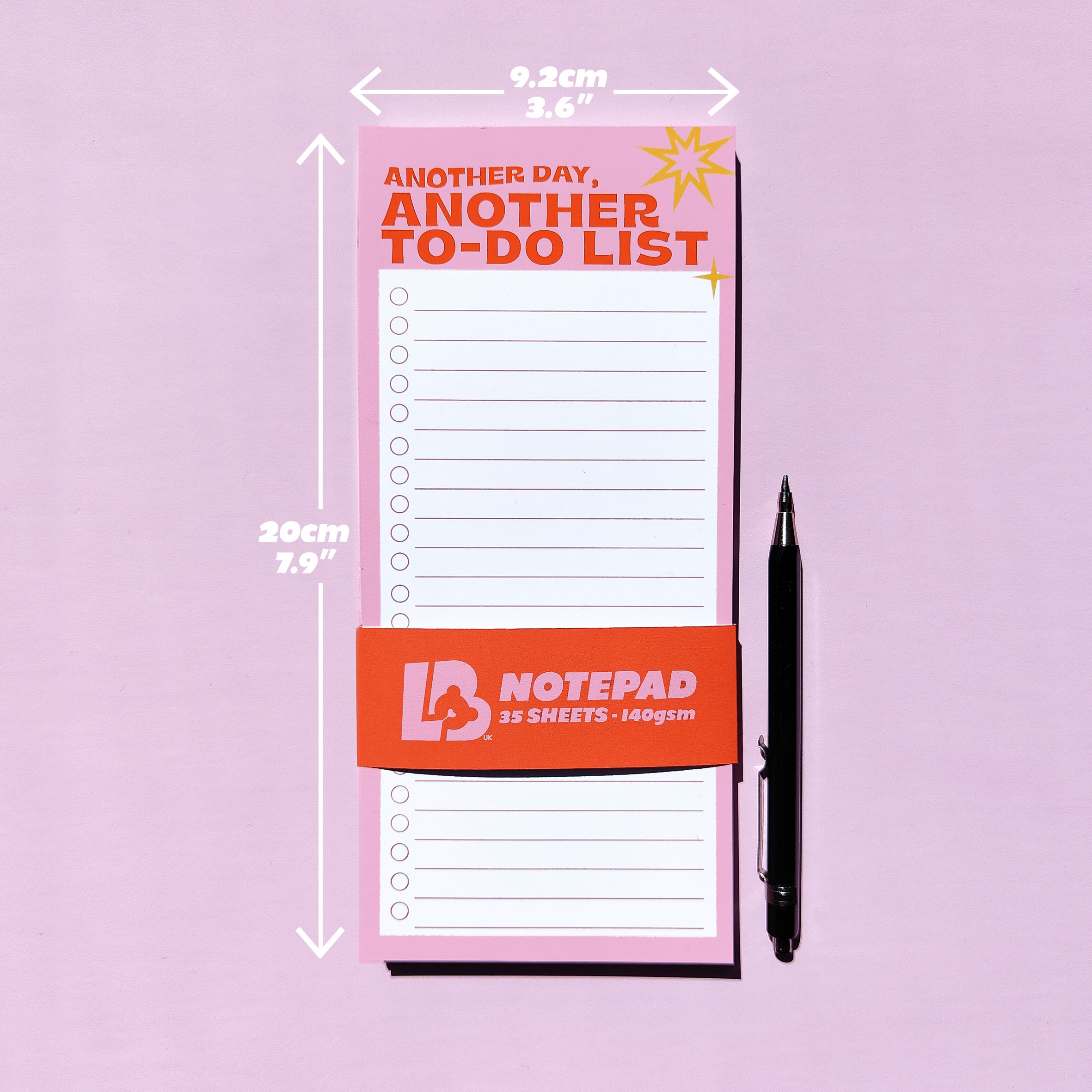 'Another Day, Another To-Do List' DL Notepad