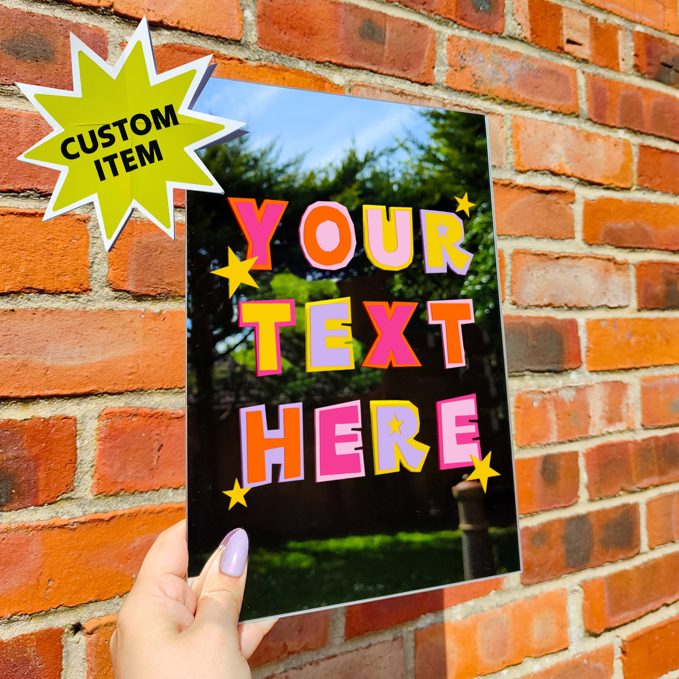 'Cut Out CUSTOM' Mirror