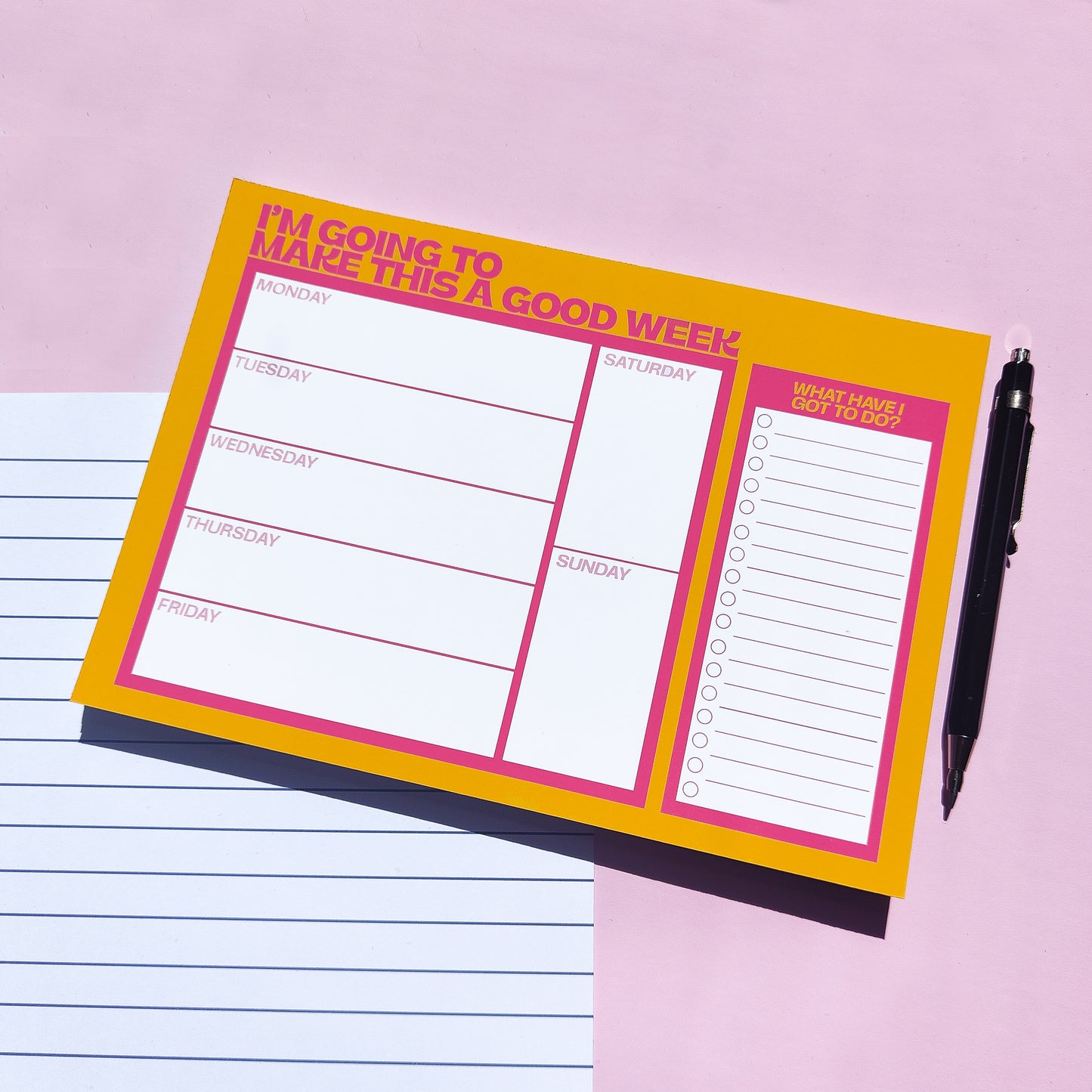 'I'm Going to make this a Good Week' A5 Week Planner