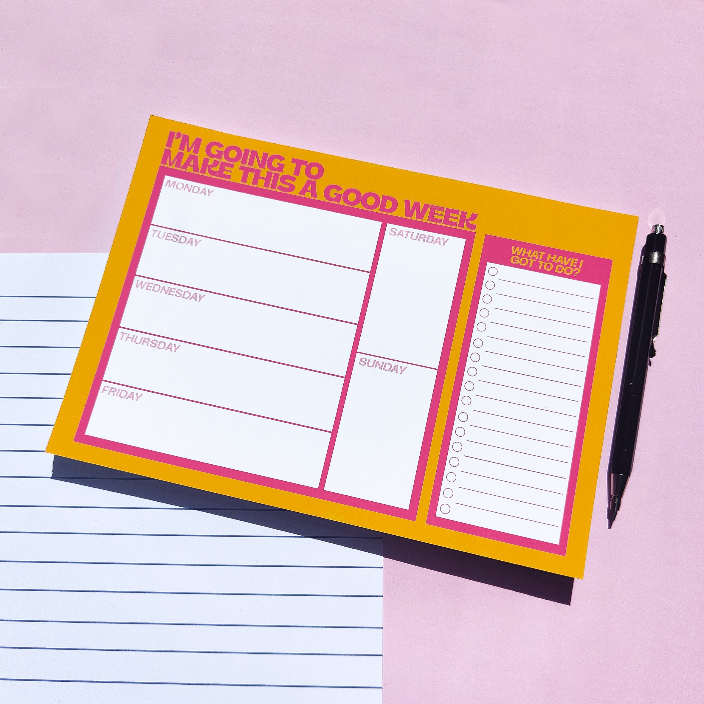 'I'm Going to make this a Good Week' A5 Week Planner