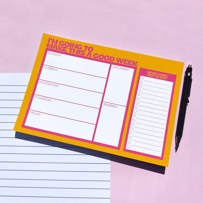 'I'm Going to make this a Good Week' A5 Week Planner