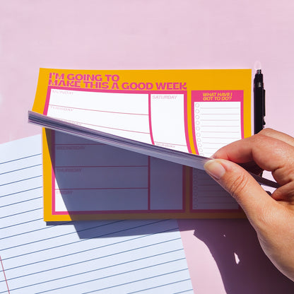 'I'm Going to make this a Good Week' A5 Week Planner