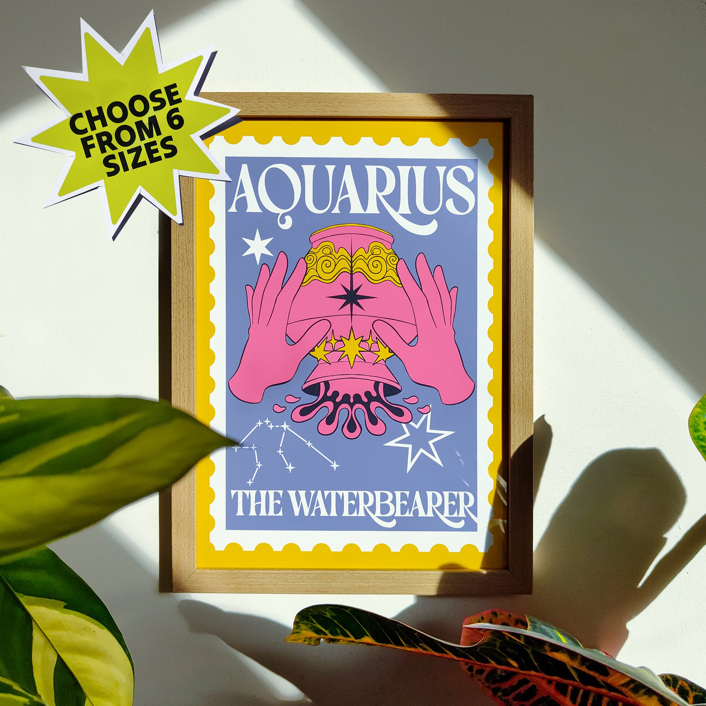 'Aquarius: Stamp' Print