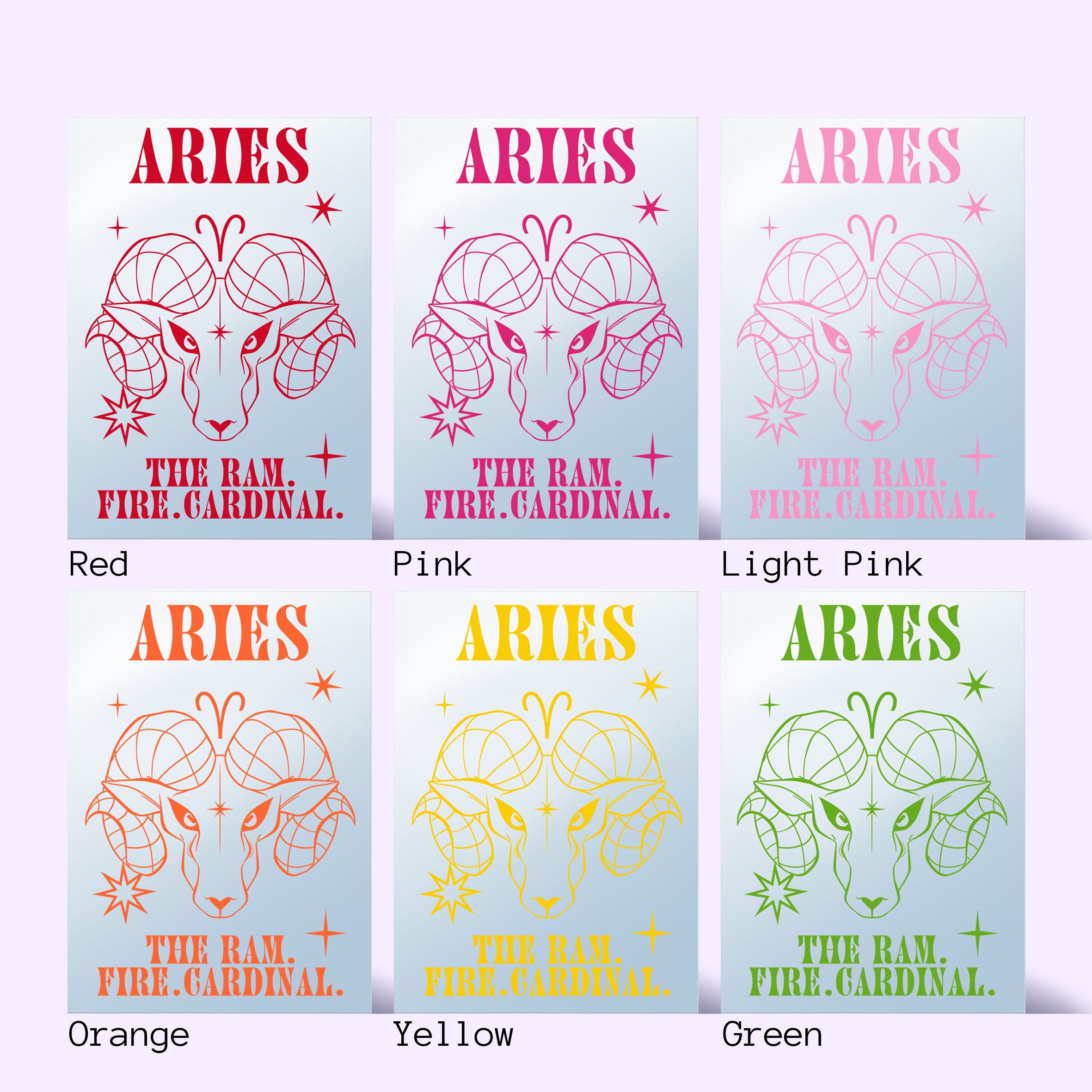 'ARIES: Star Sign' Mirror