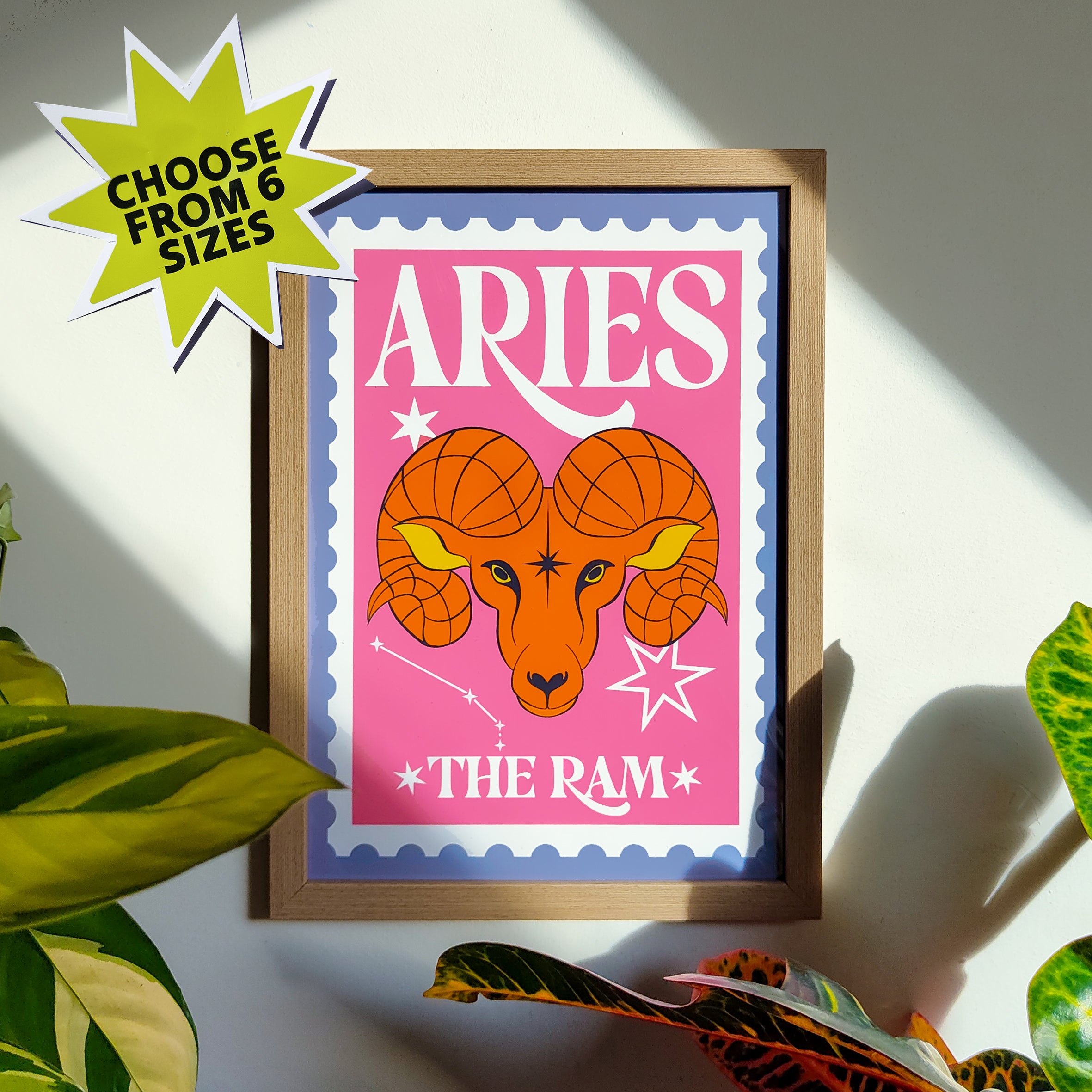 'Aries: Stamp' Print