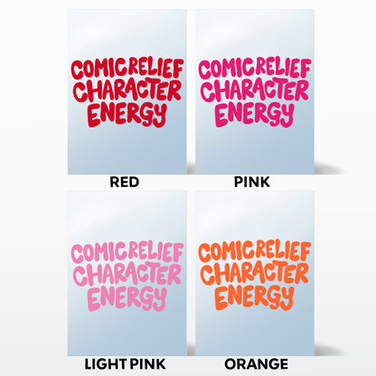 'Comic Relief Character Energy' Mirror