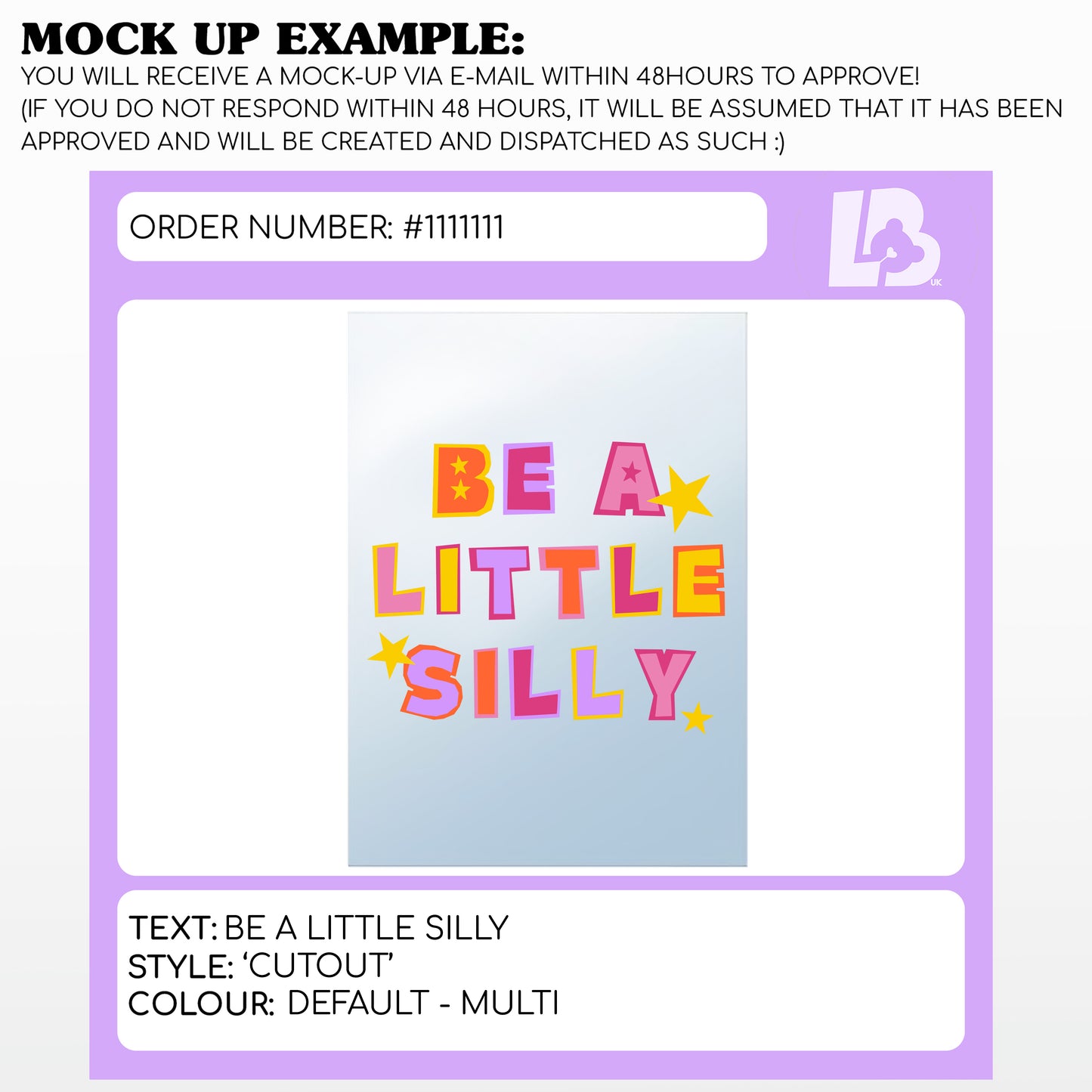 'Cut Out CUSTOM' Mirror