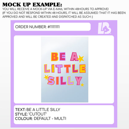 'Cut Out CUSTOM' Mirror