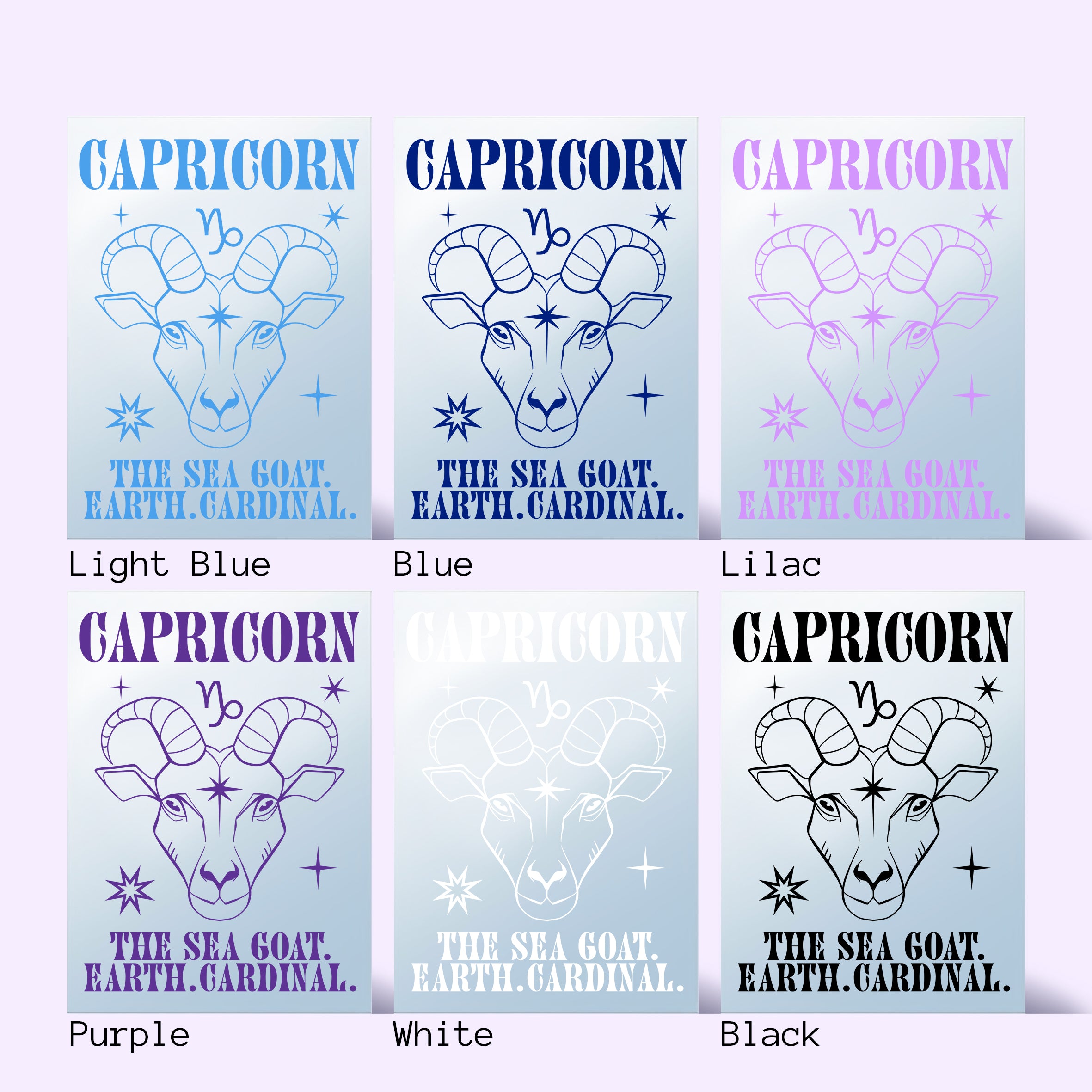 'CAPRICORN: Star Sign' Mirror