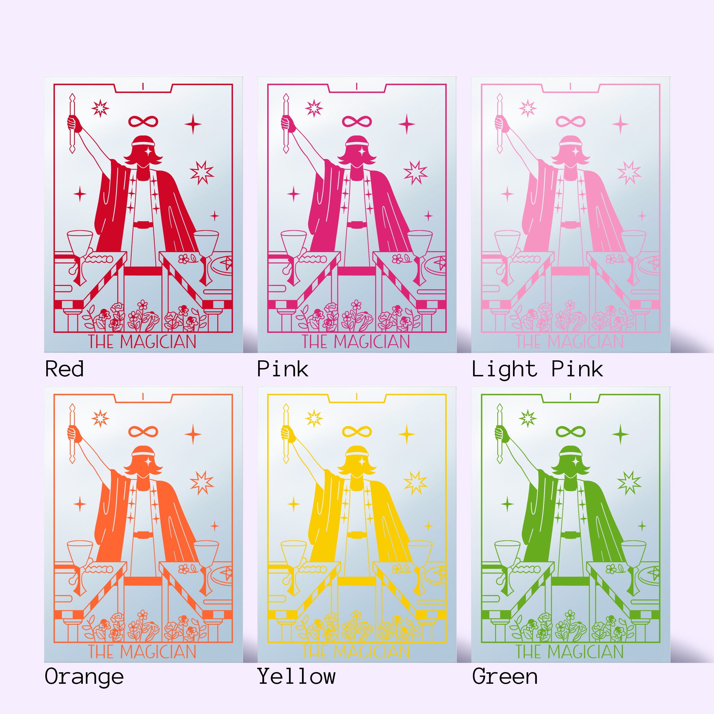 'The Magician' Mirror (Choose your colour)