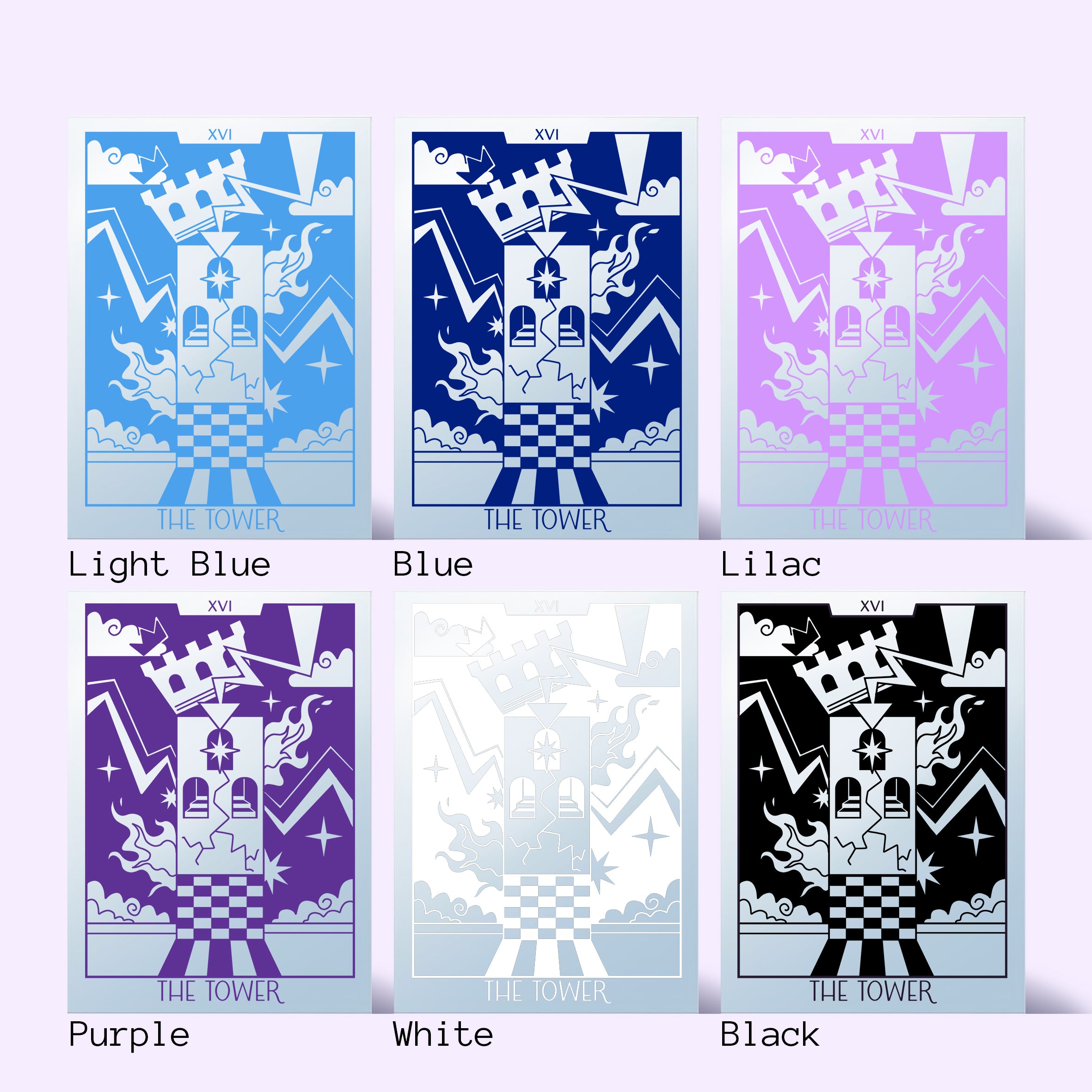 'The Tower' Mirror (Choose your colour)