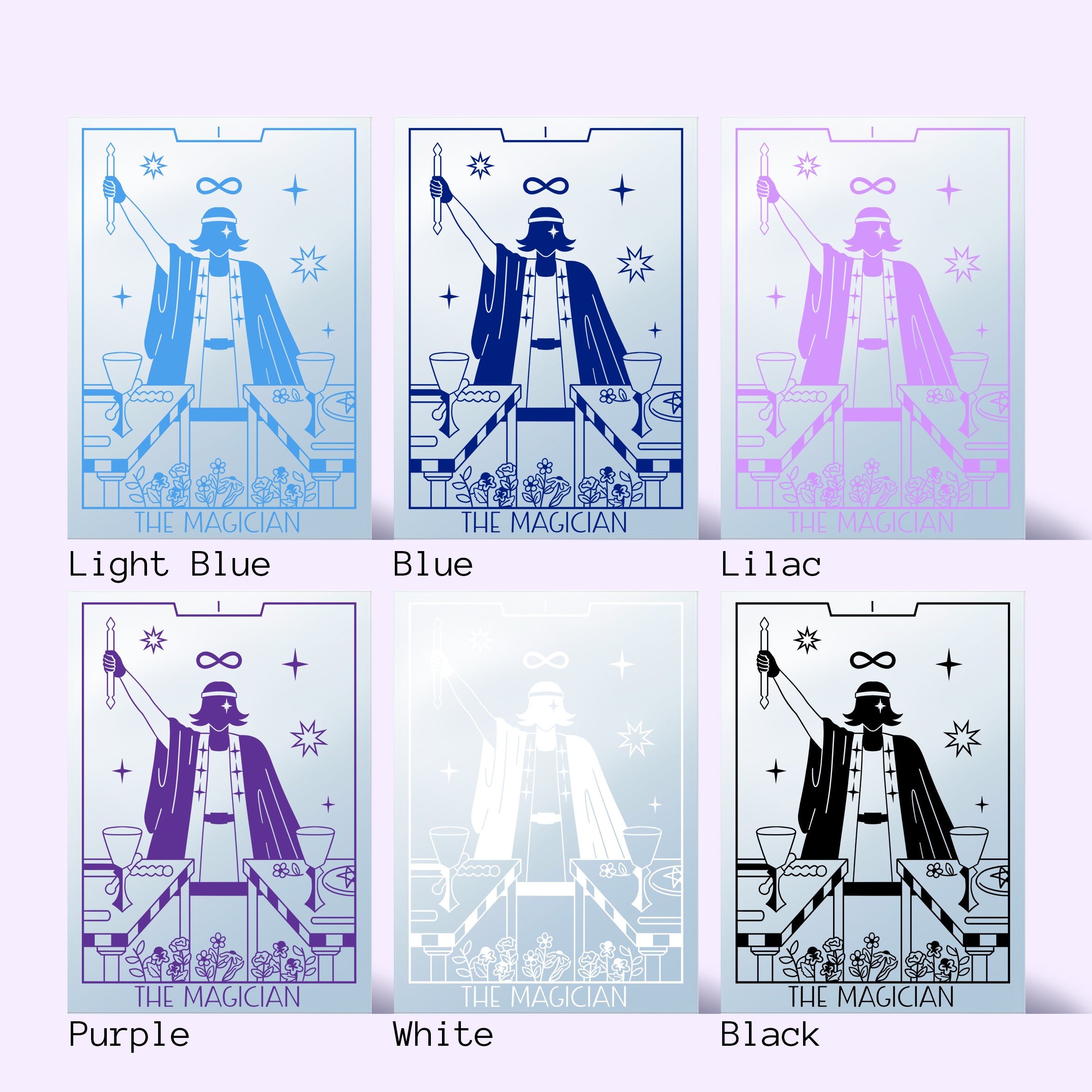 'The Magician' Mirror (Choose your colour)