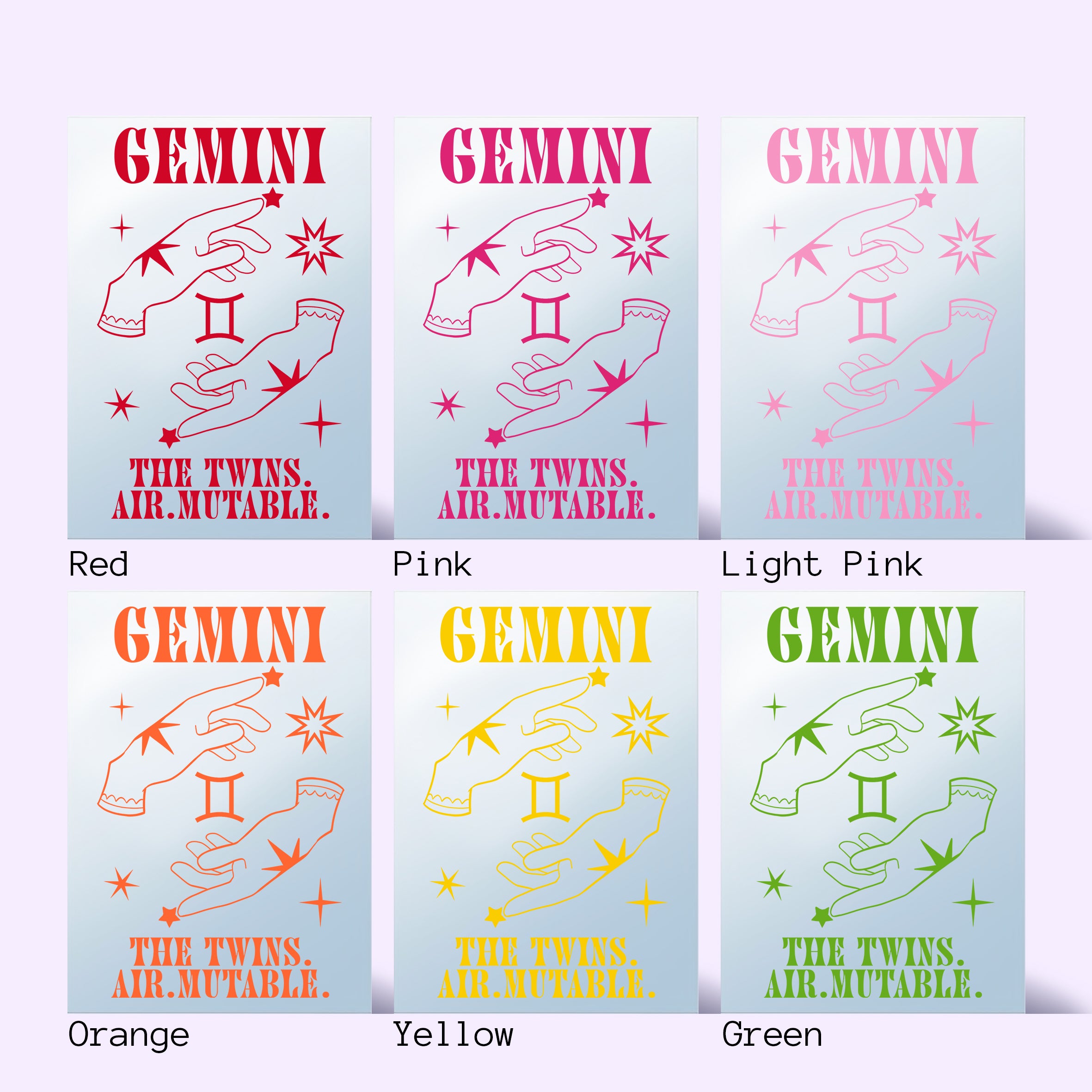'GEMINI: Star Sign' Mirror