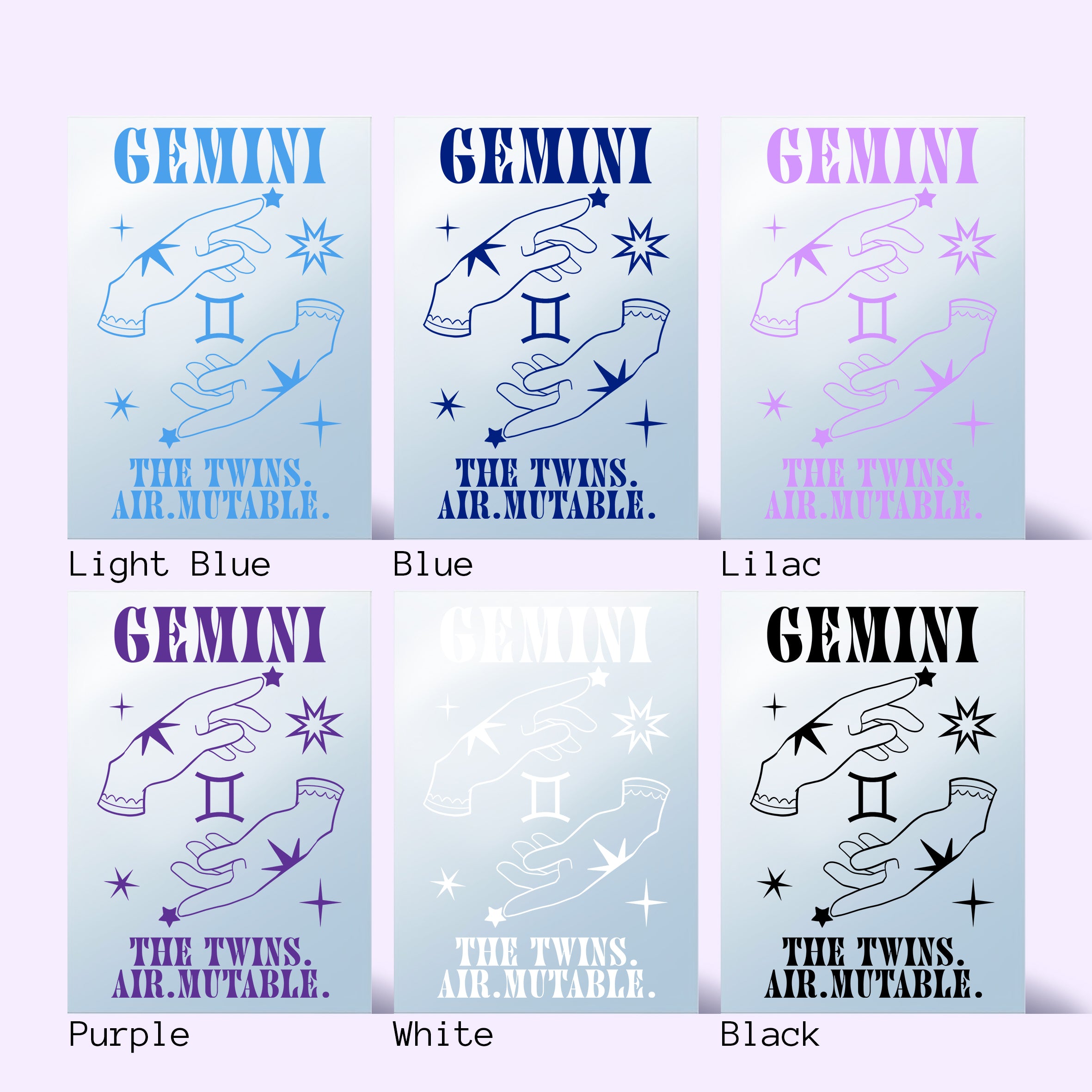 'GEMINI: Star Sign' Mirror