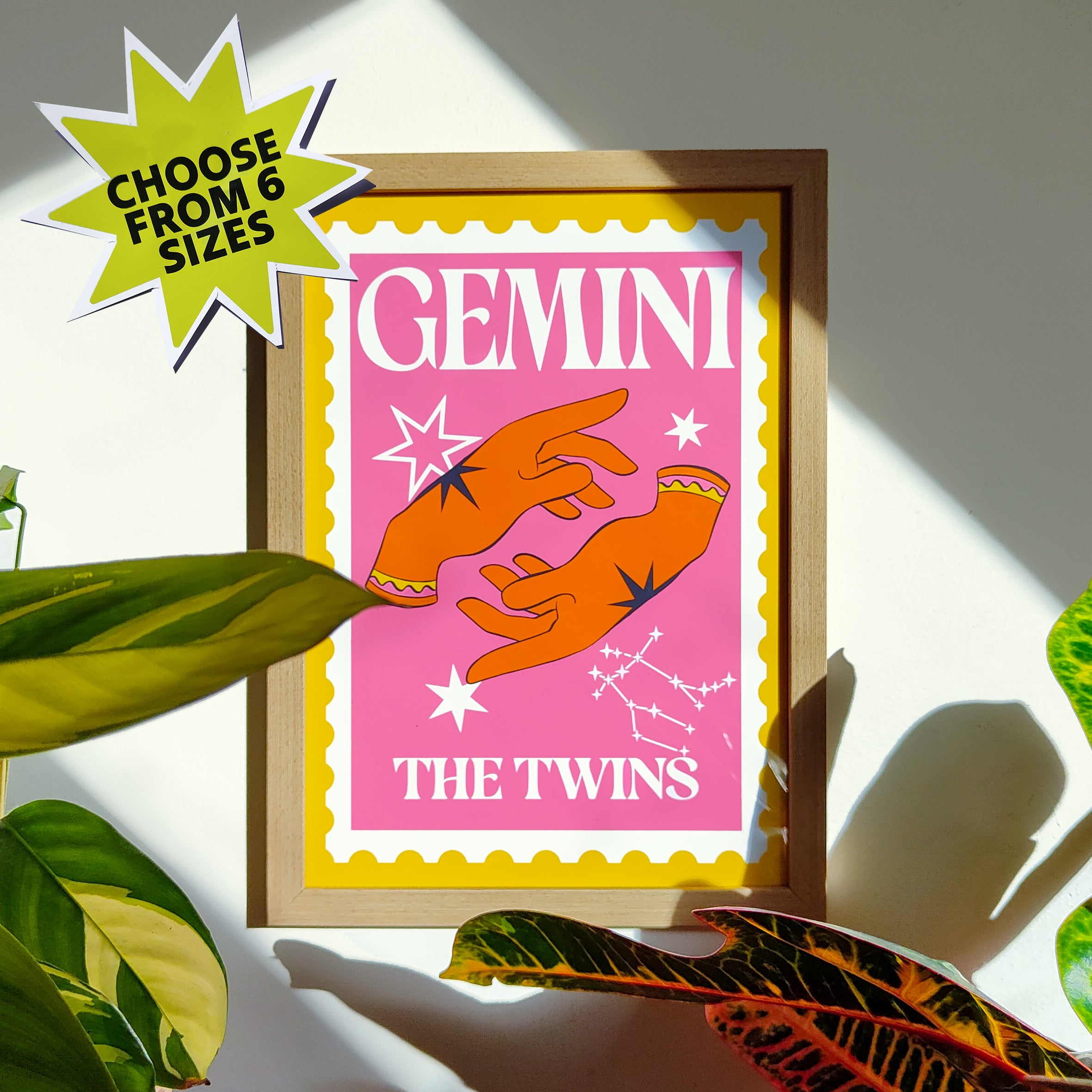 'Gemini: Stamp' Print