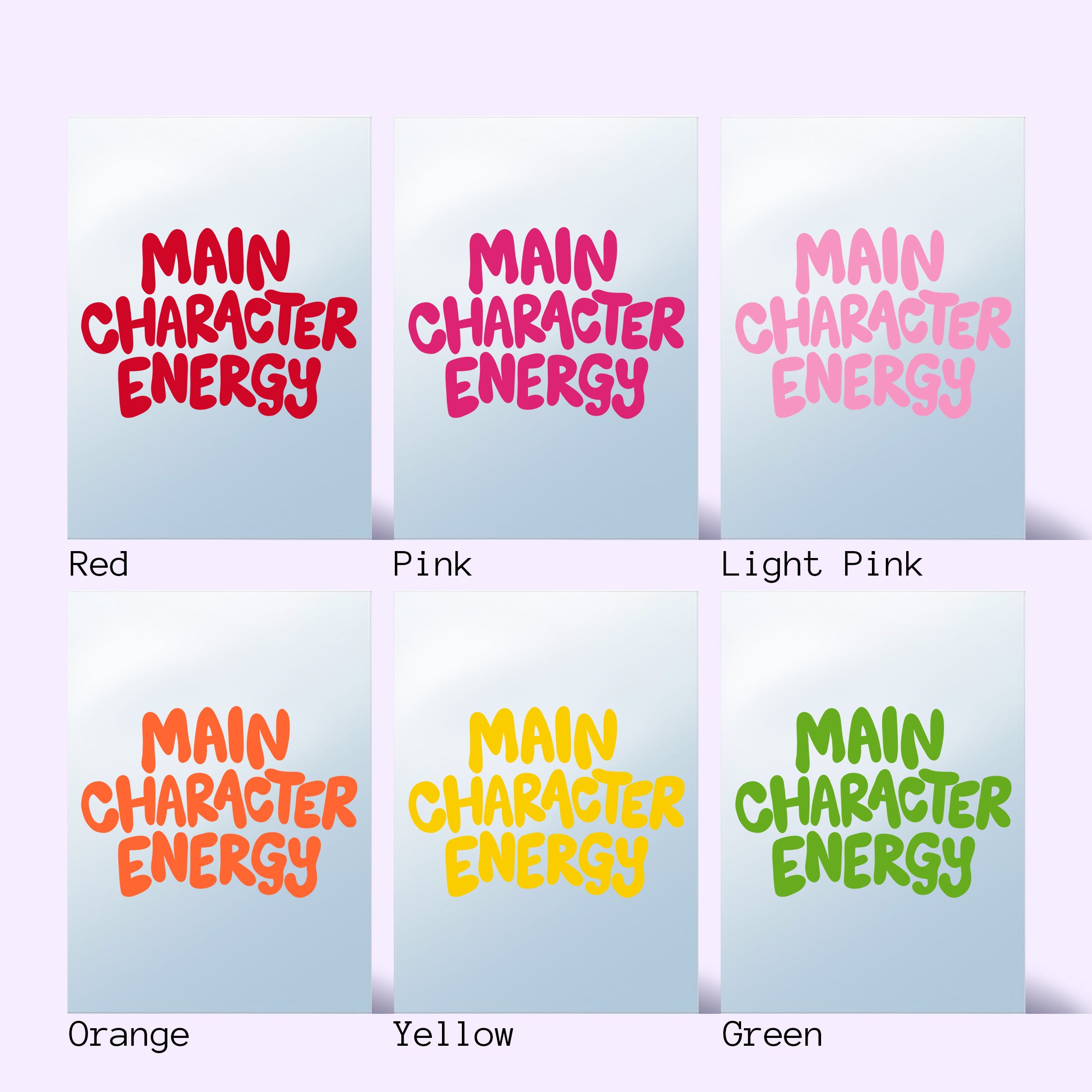 'Main Character Energy' Mirror