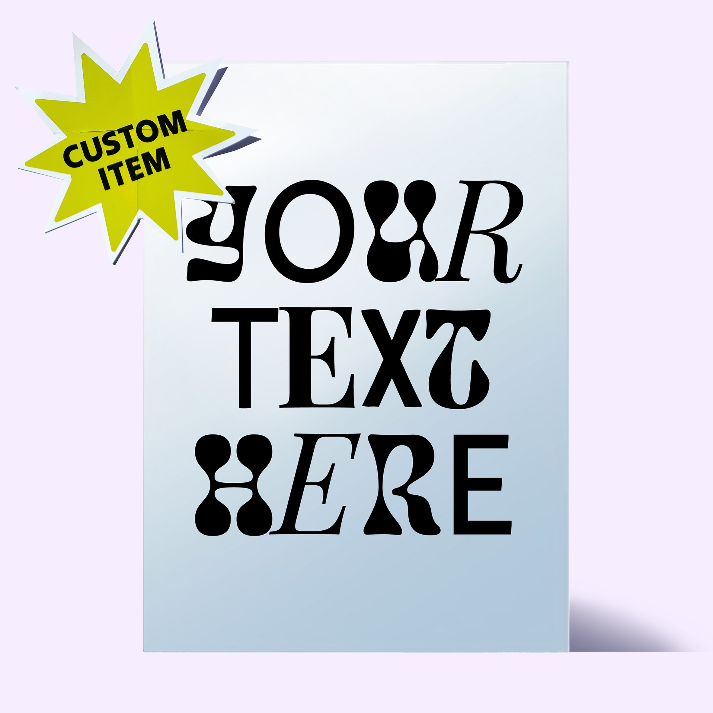 'Jumble CUSTOM' Mirror