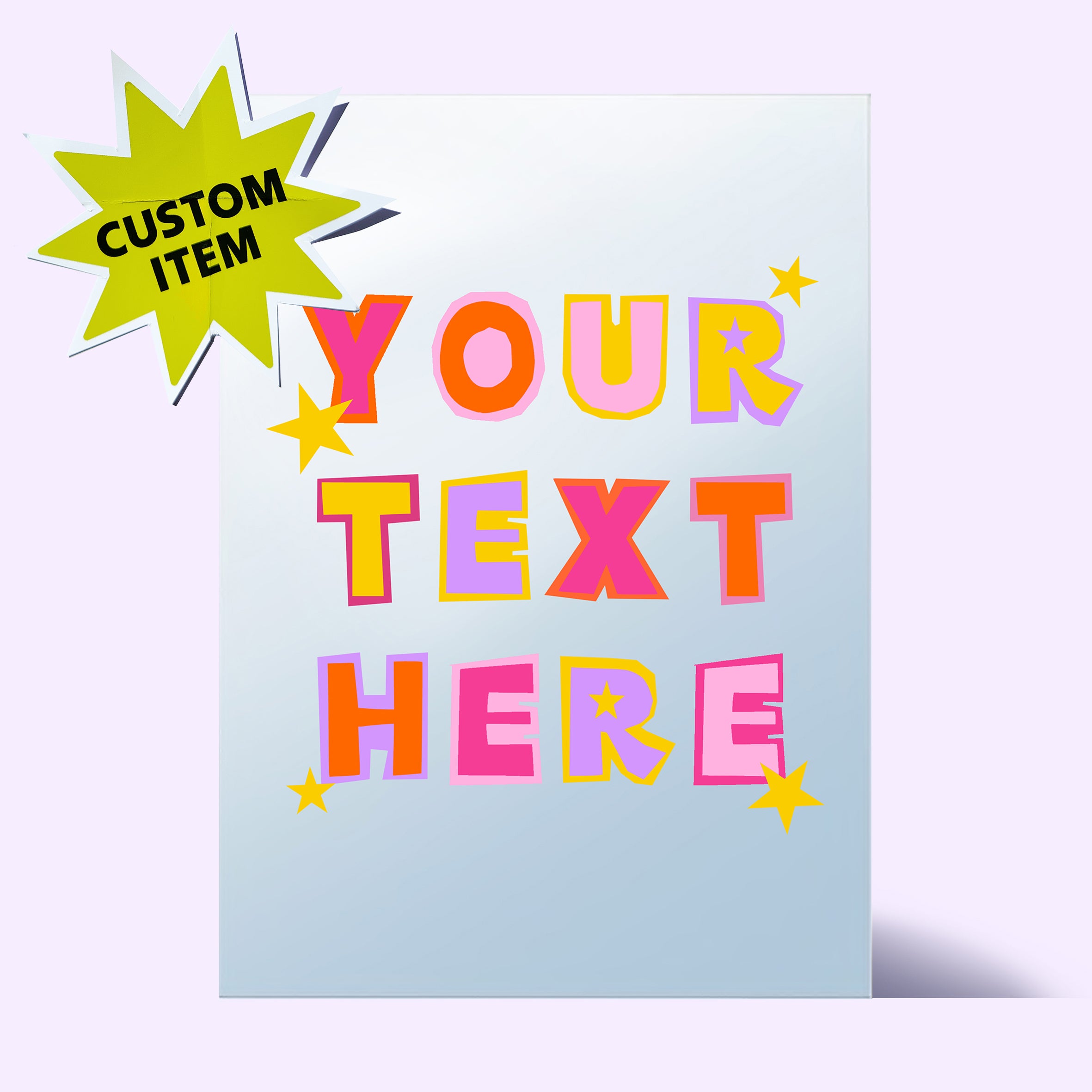 'Cut Out CUSTOM' Mirror