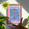 'Sagittarius: Stamp' Print