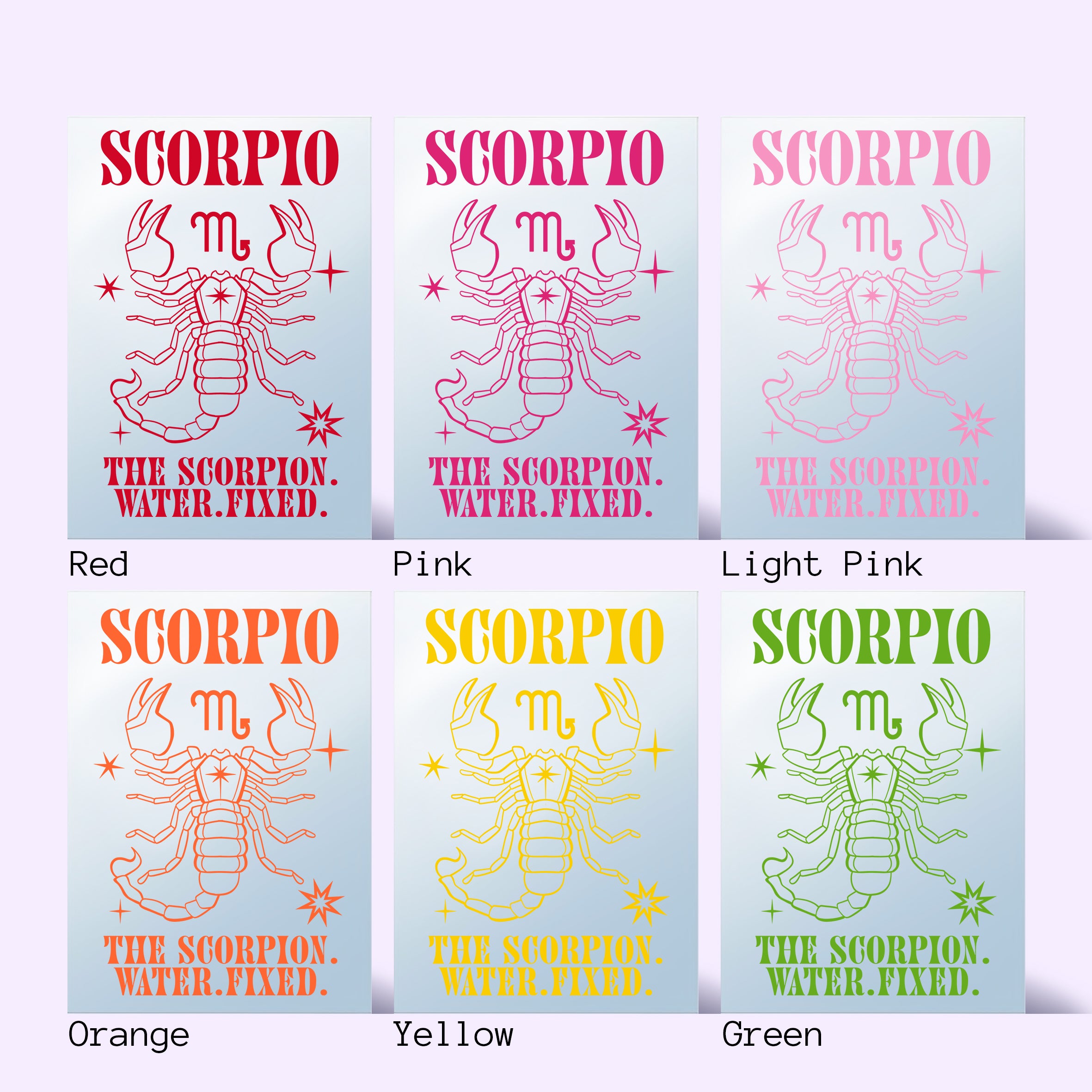 'SCORPIO: Star Sign' Mirror