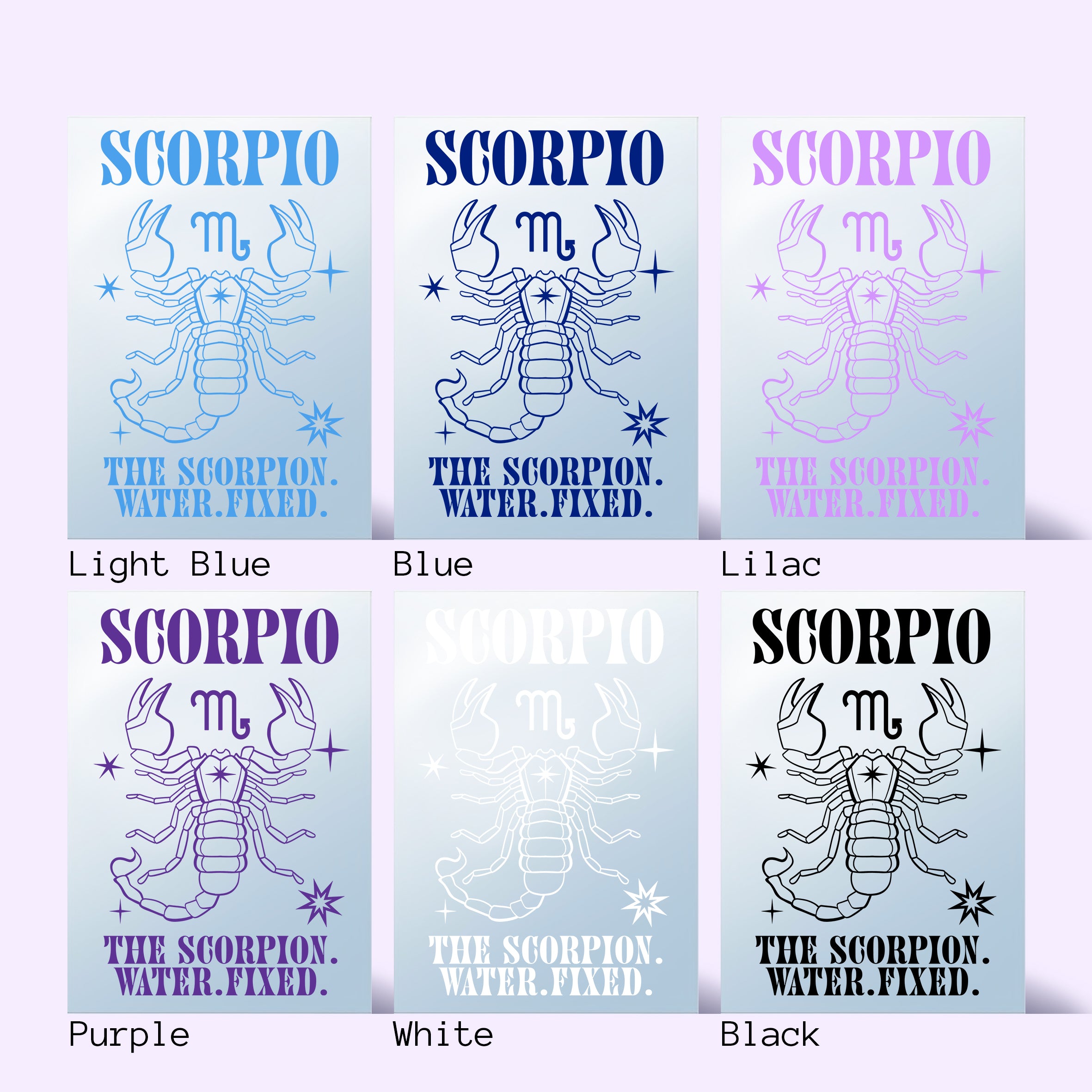 'SCORPIO: Star Sign' Mirror