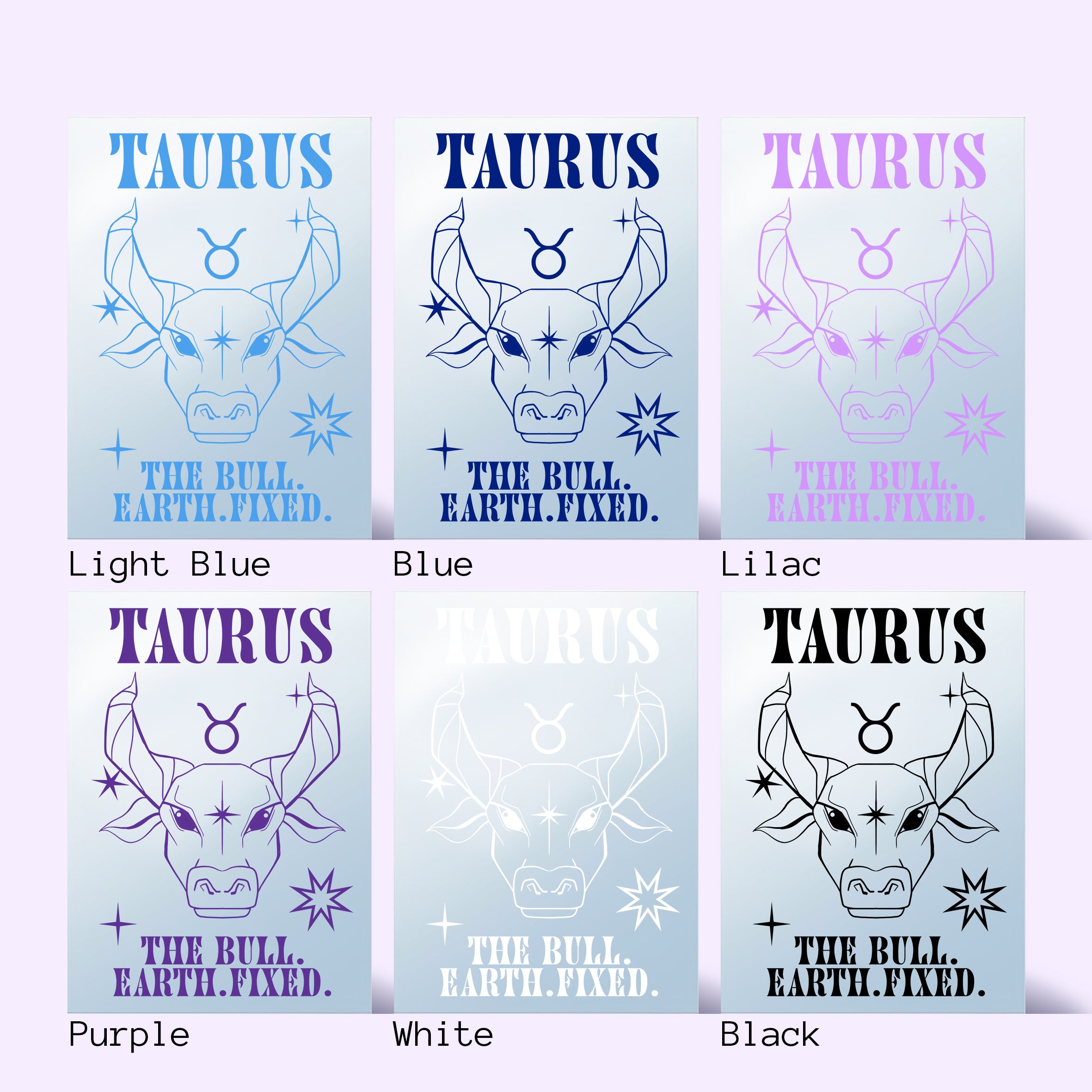 'TAURUS: Star Sign' Mirror