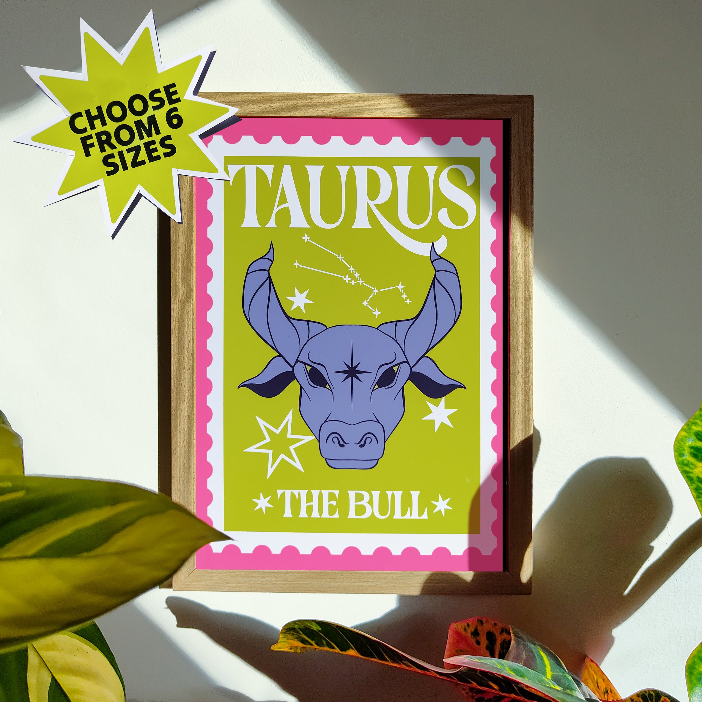 'Taurus: Stamp' Print
