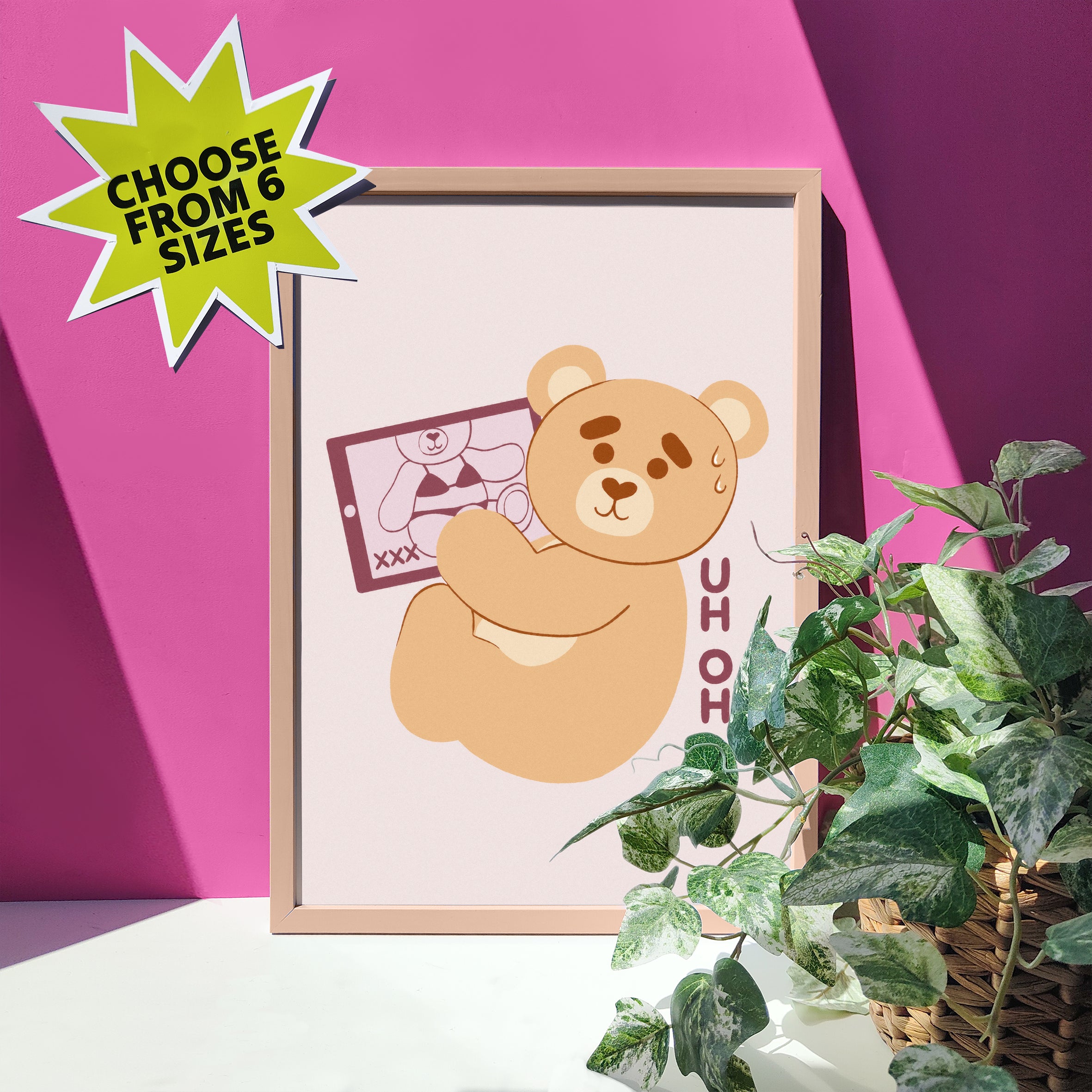 'Uh Oh' Print