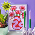 'Flourish Vase' Print